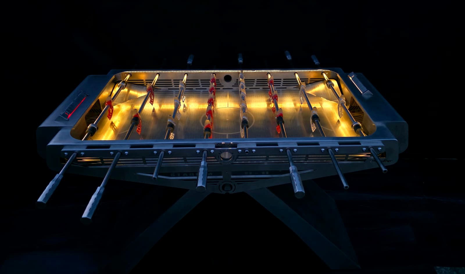Stadium 11–11 — illuminated