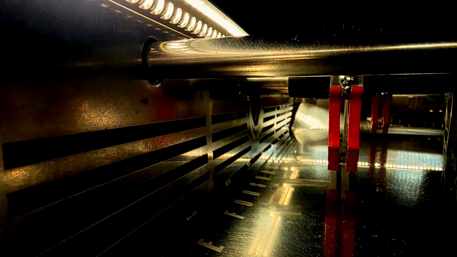 Beneath the field — steel