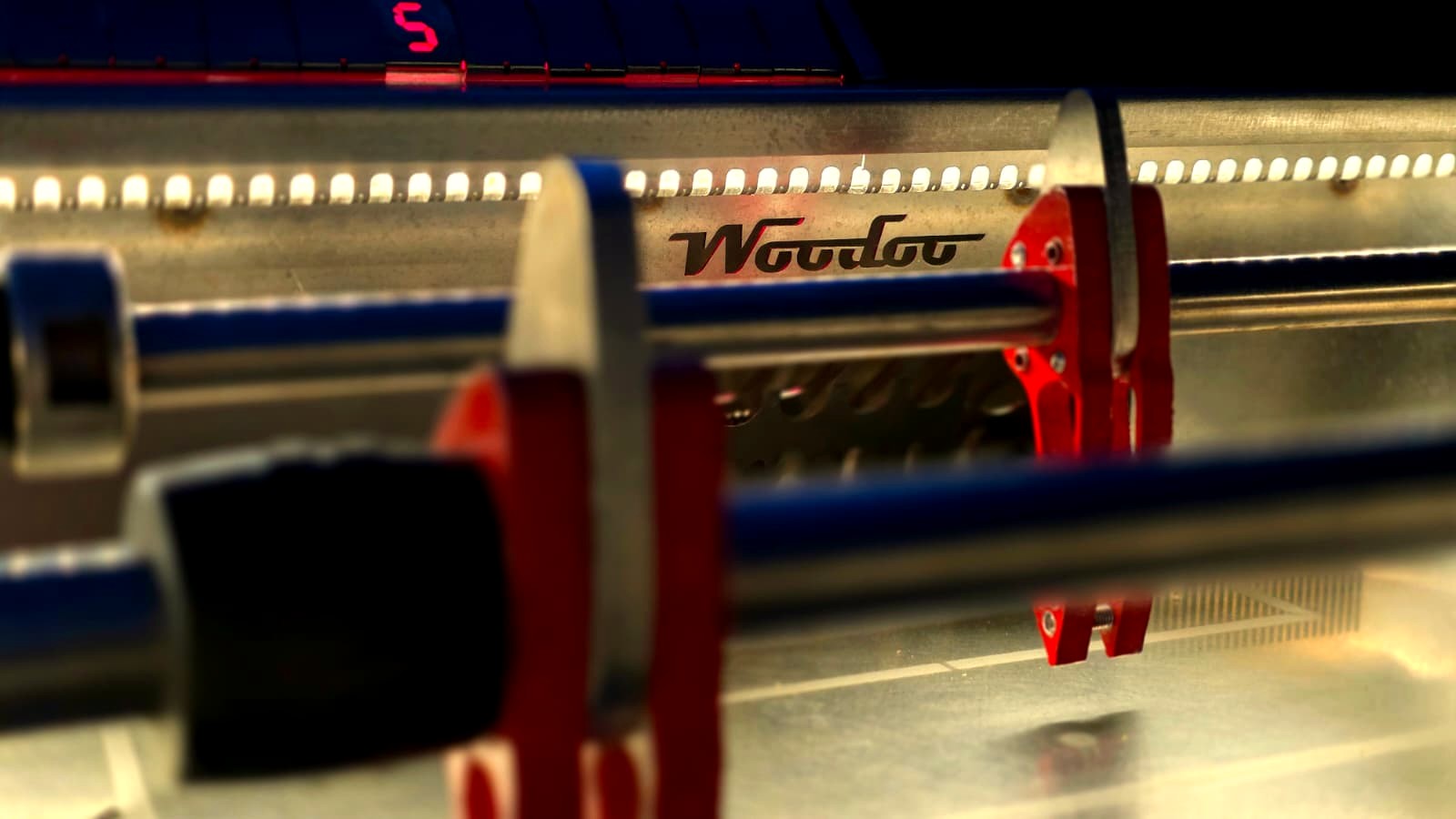 Wordmark in steel